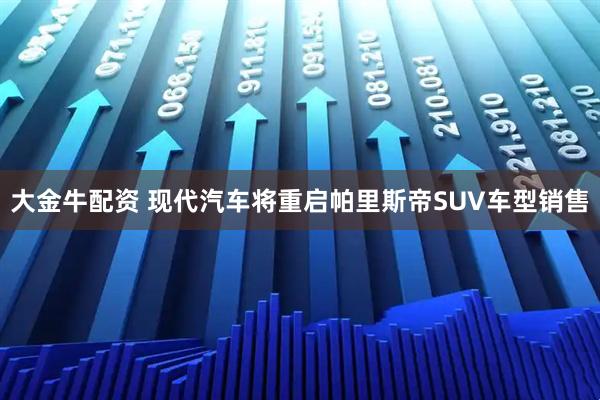 大金牛配资 现代汽车将重启帕里斯帝SUV车型销售